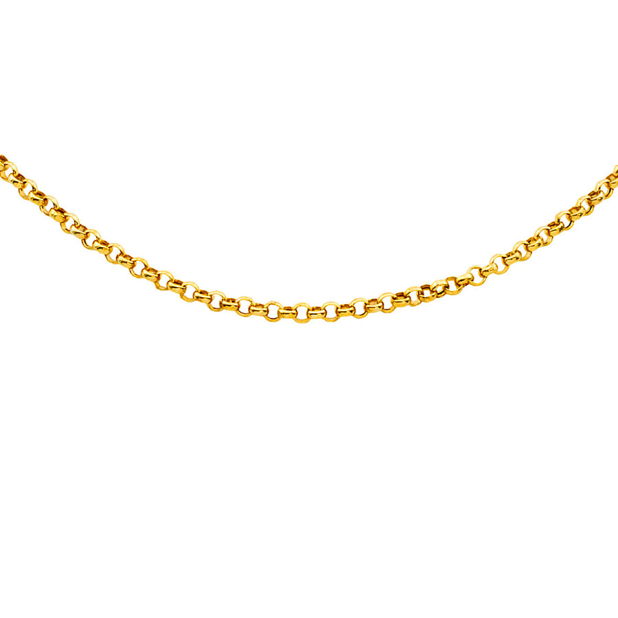 9ct Gold (Hollow) 1.9g 18 inch Belcher Chain